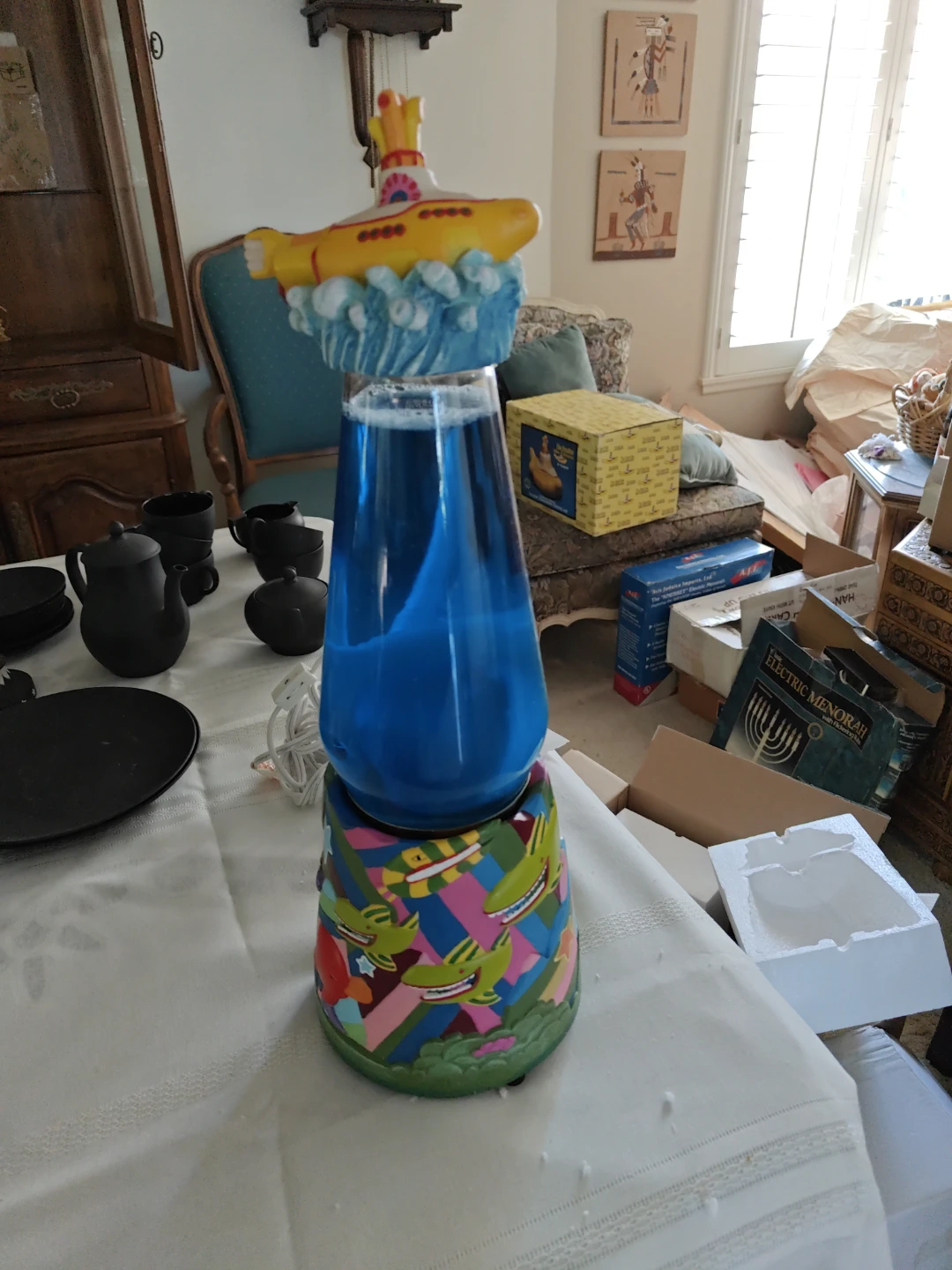 1999 The Beatles Yellow Submarine Lava Lamp - photo 3