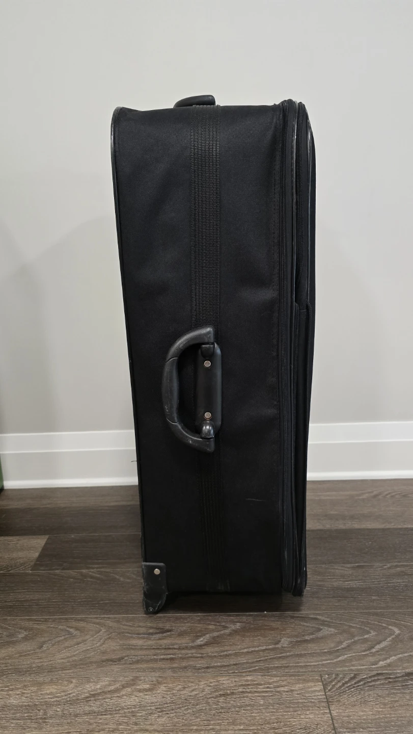 Black Expandable Rolling Suitcase – Fairly Used - photo 3