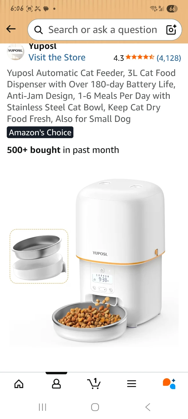 Automatic Cat Feeder - 3L Capacity