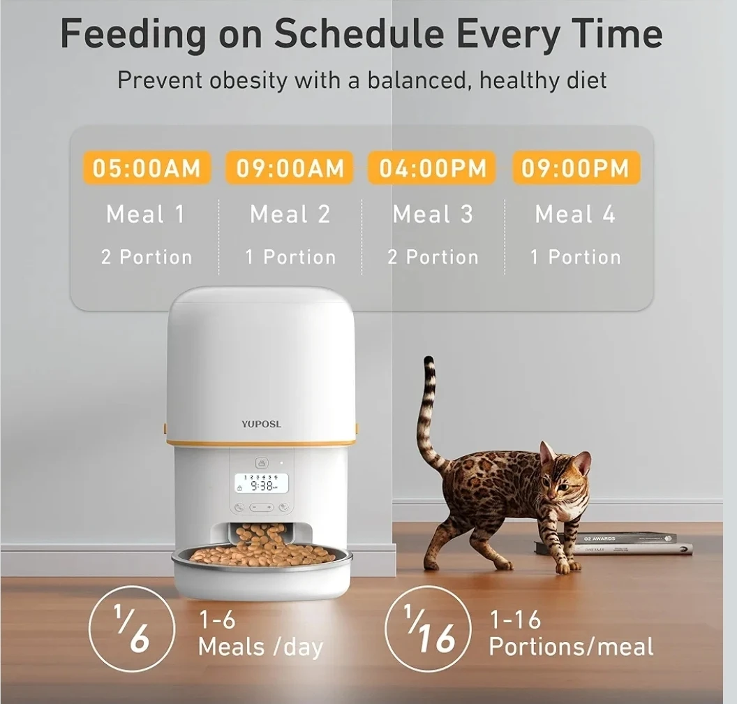 Automatic Cat Feeder - 3L Capacity - photo 2