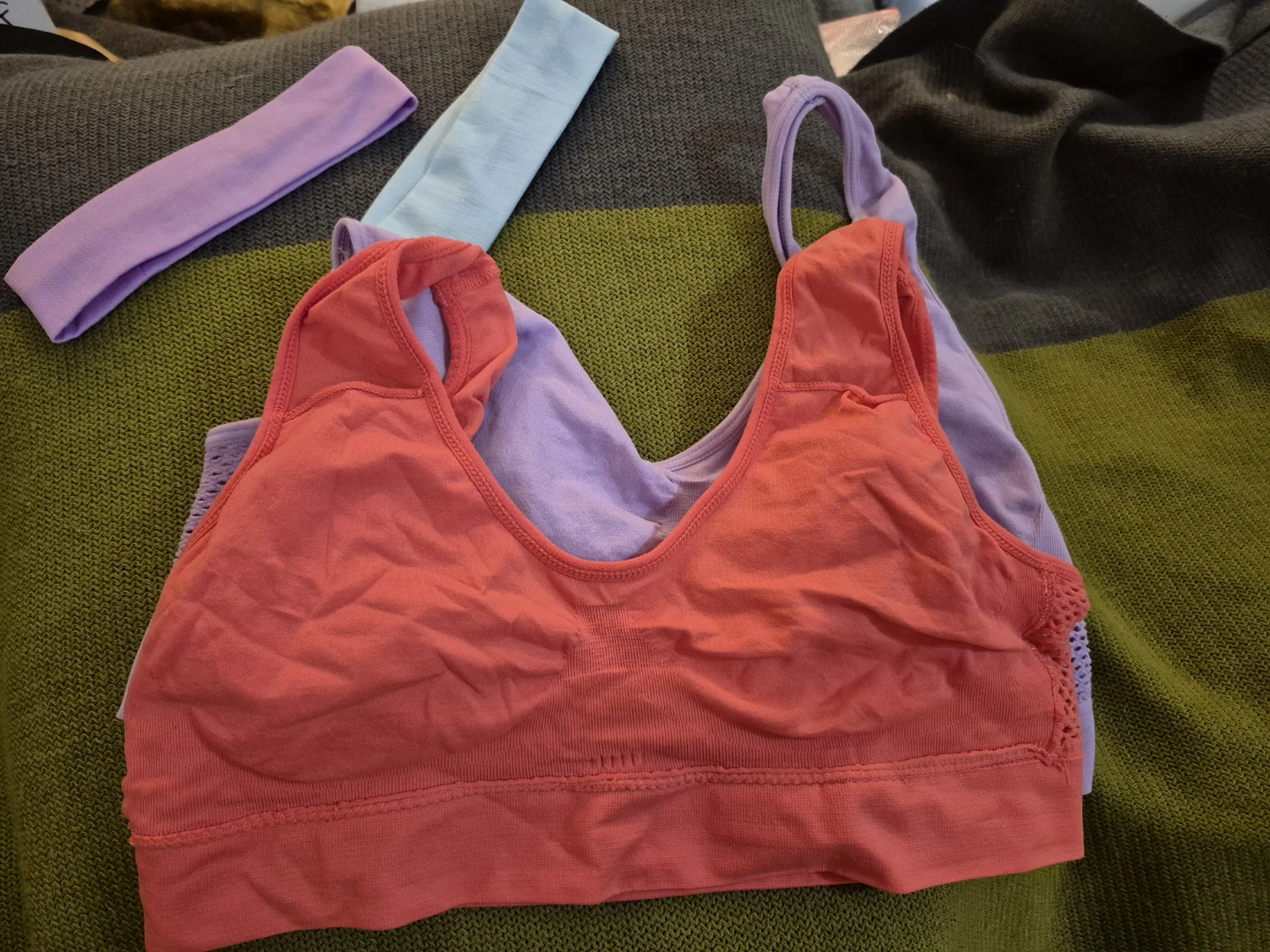 Sports Bras and Headbands