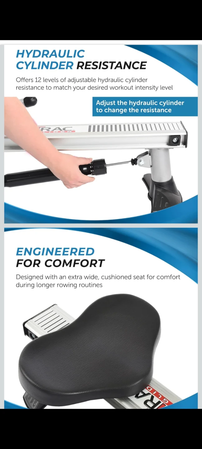 BODY TRAC SPORT Folding Rowing Machine - photo 3