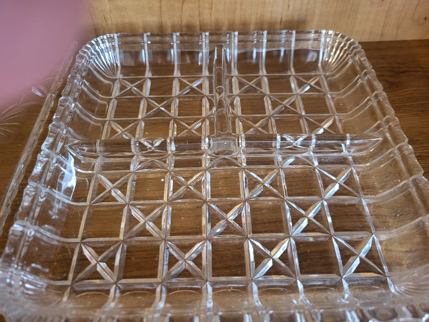Crystal Serving Tray Set - photo 2