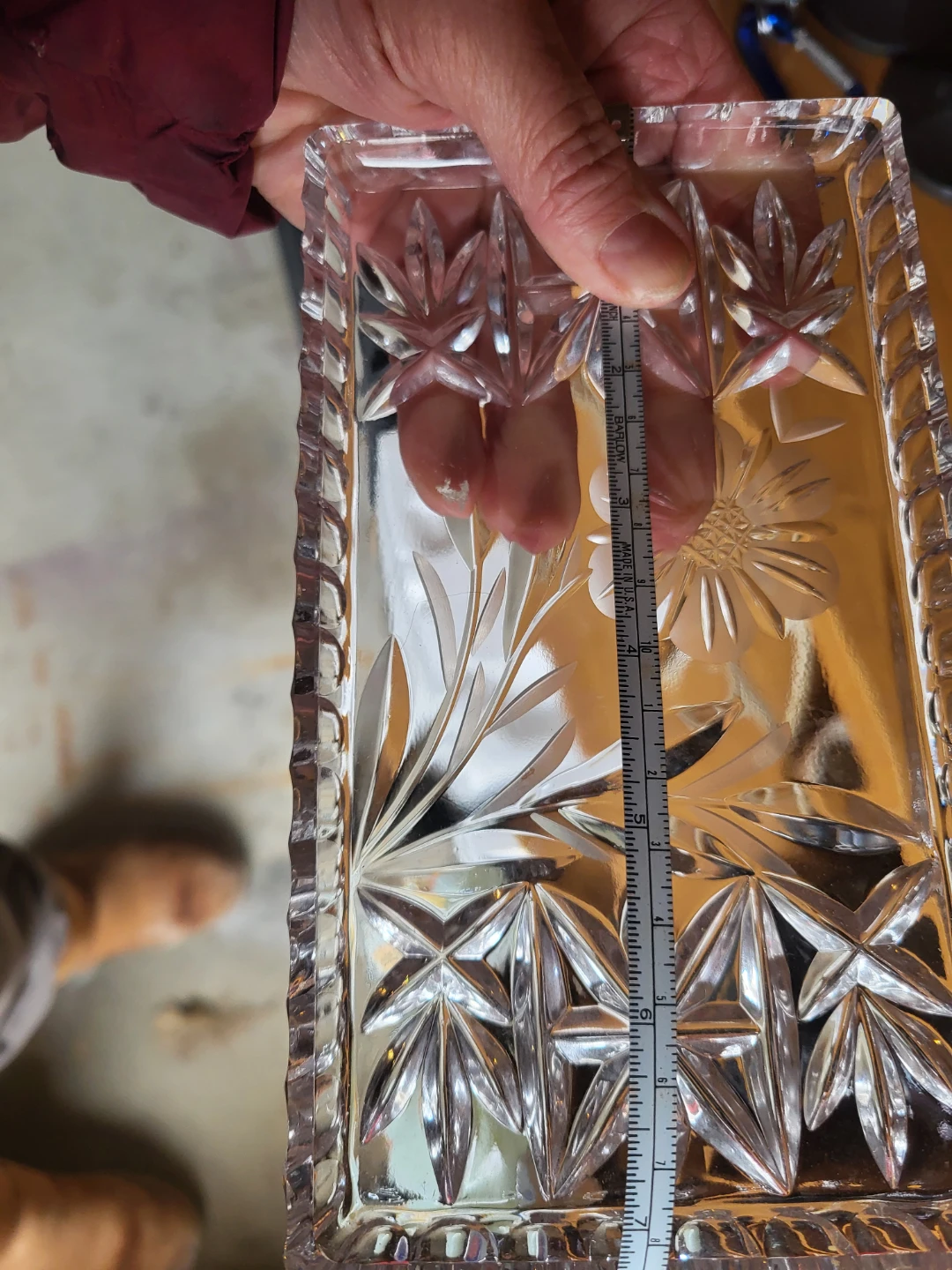 Crystal Serving Tray Set - photo 4