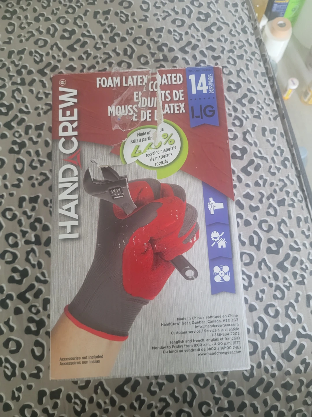 HandCrew Foam Latex Coated Work Gloves - 14 Pair - photo 2