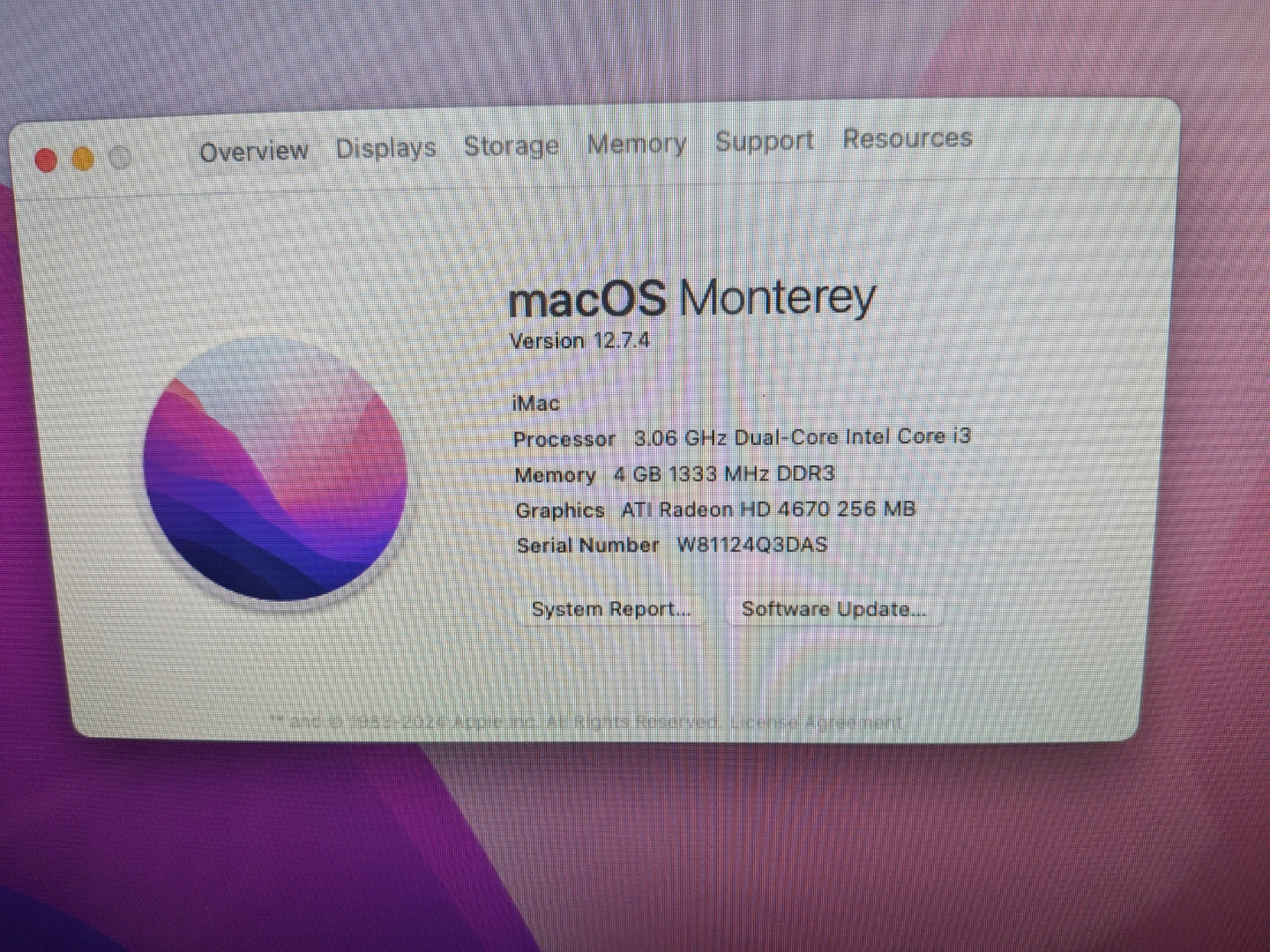 21.5" iMac, Core i3 Processor, macOS Monterey - photo 2