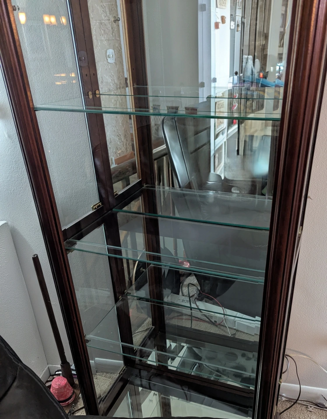 Cherry Curio Cabinet - photo 2