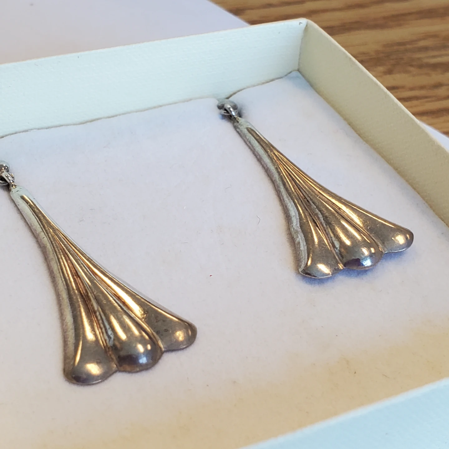 Silver Dangle Earrings - photo 2