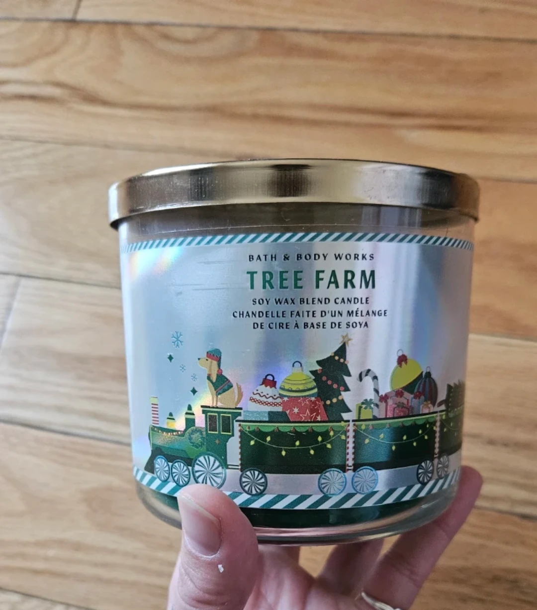 Bath & Body Works Tree Farm 3-Wick Candle