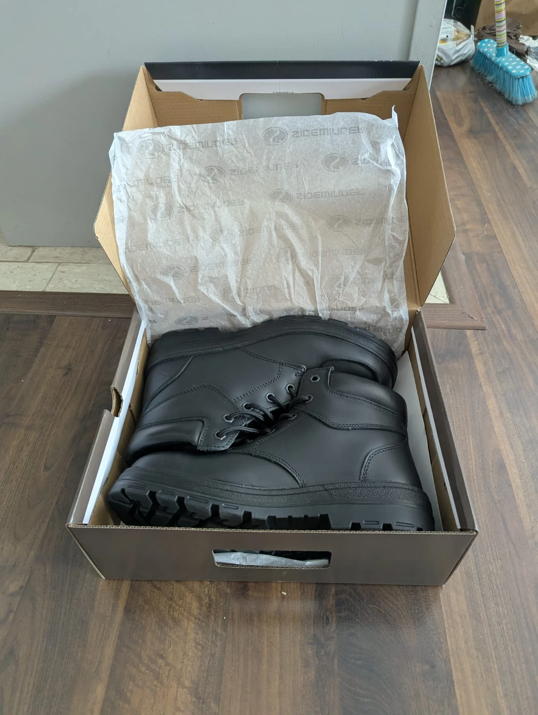Sidewinder 618 GTB Work Boots - Black - Size 7.5