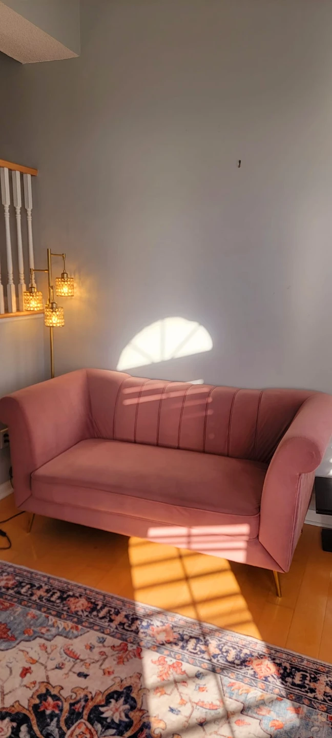 Sofa seat with golden legs - photo 2