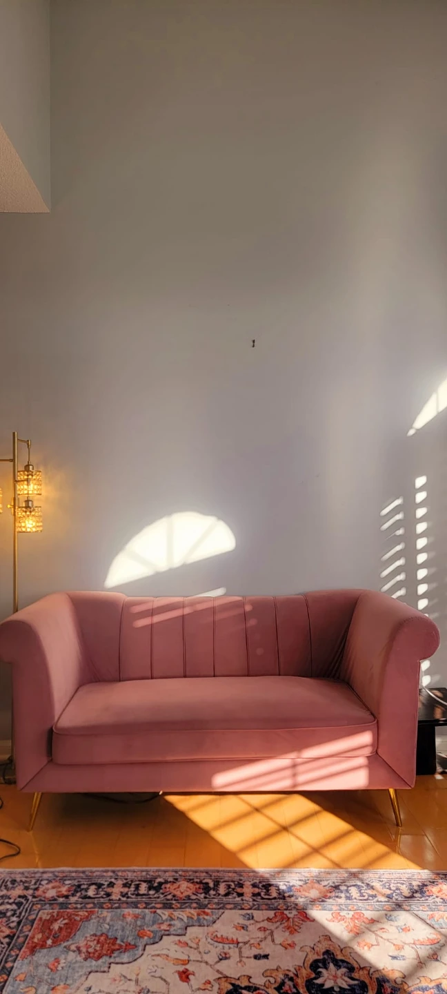 Sofa seat with golden legs - photo 4