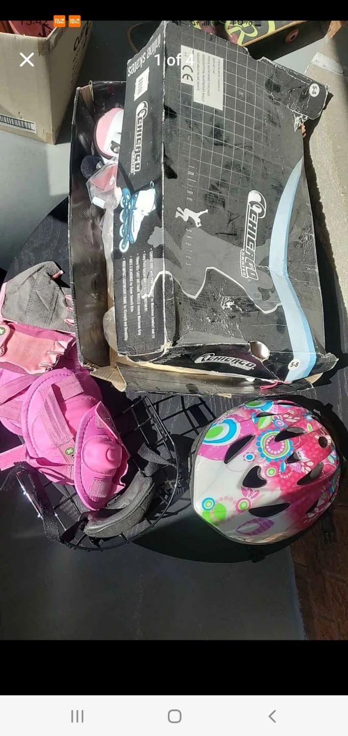 Chicago Skates Inline Skates with Helmet and Pads