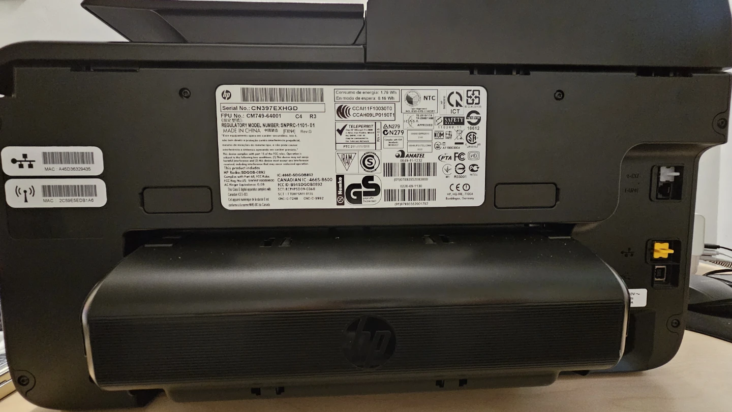 HP OfficeJet Pro 8600 All-in-One Printer - photo 3