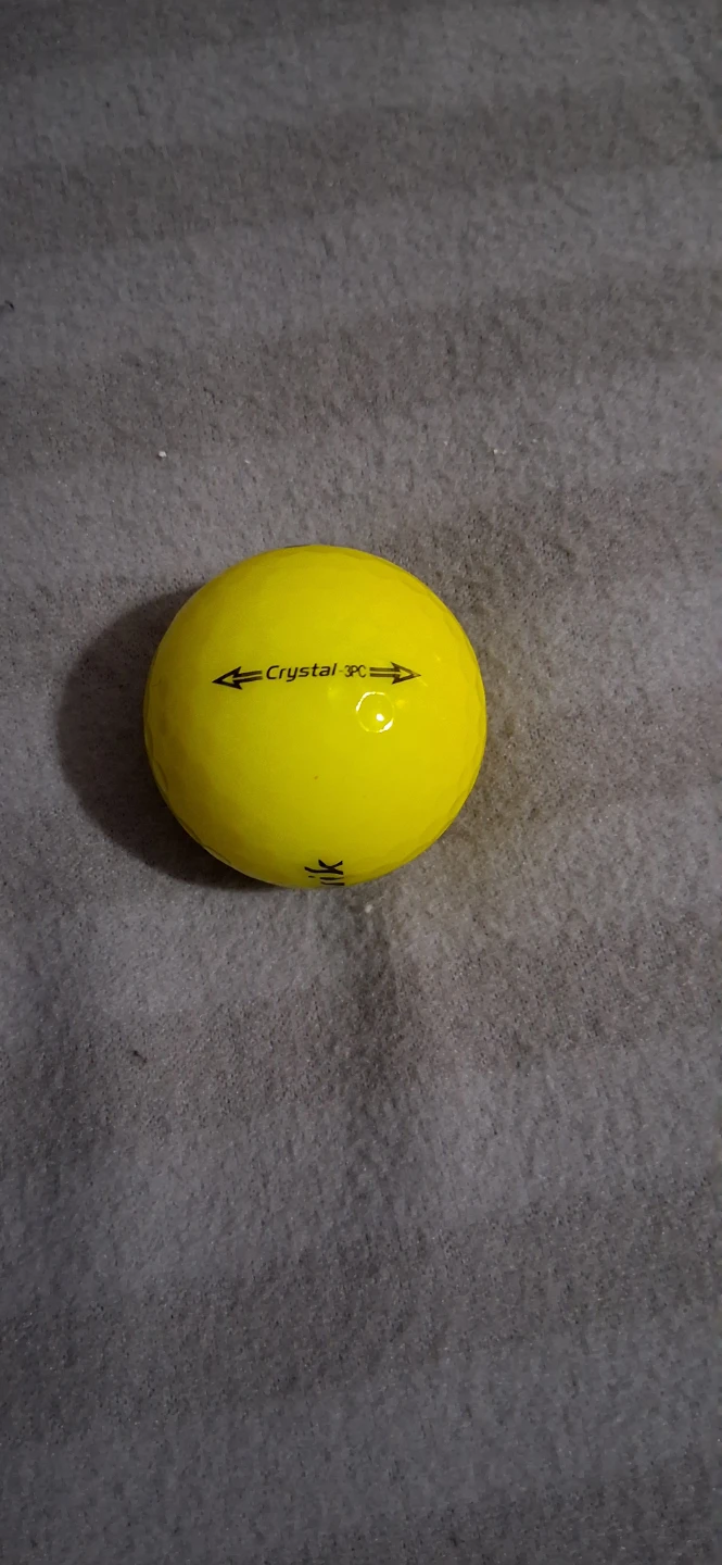 Volvik Crystal 3pc Yellow Golf Ball - photo 2