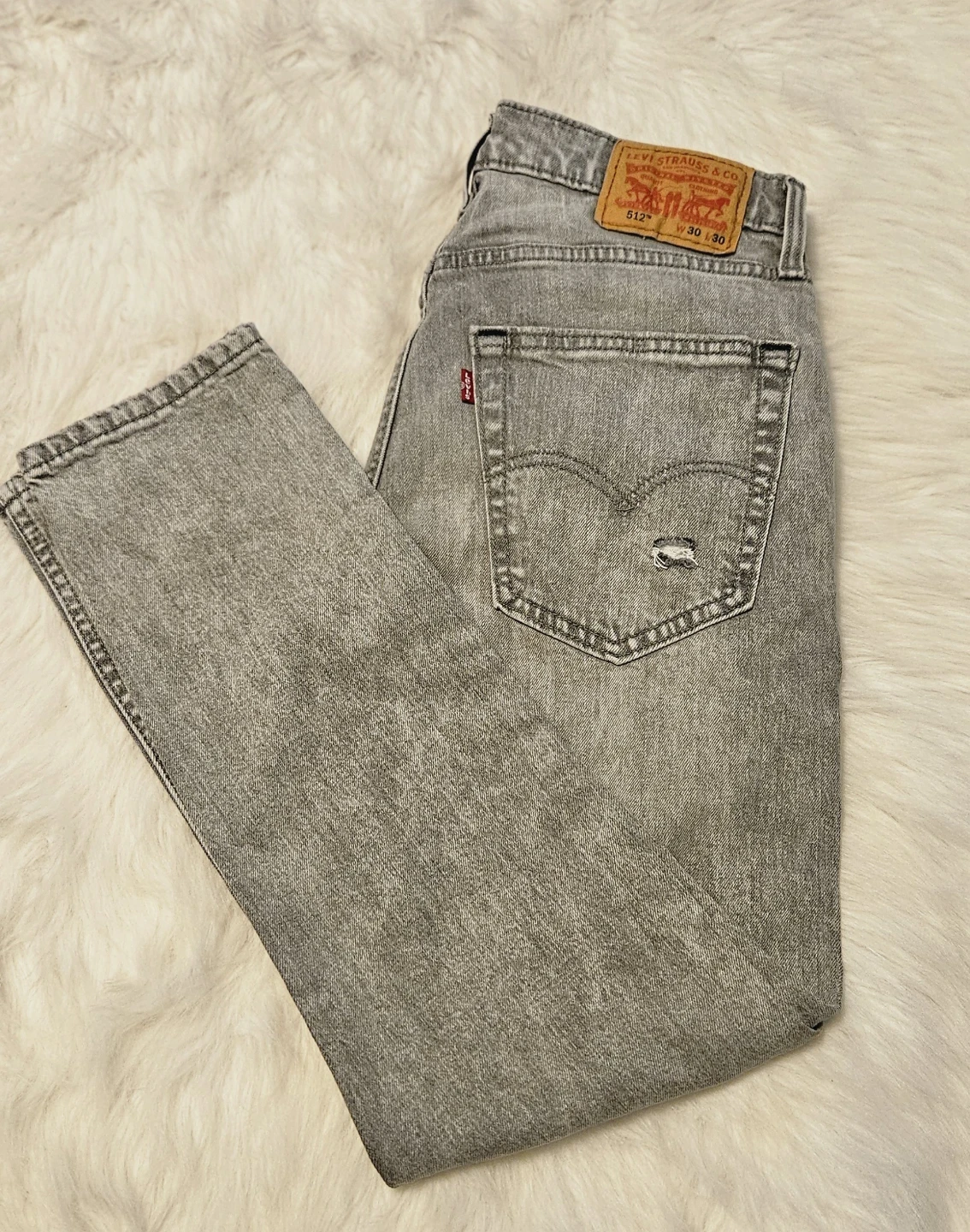 Levi's 512 Grey Jeans Size 30x30