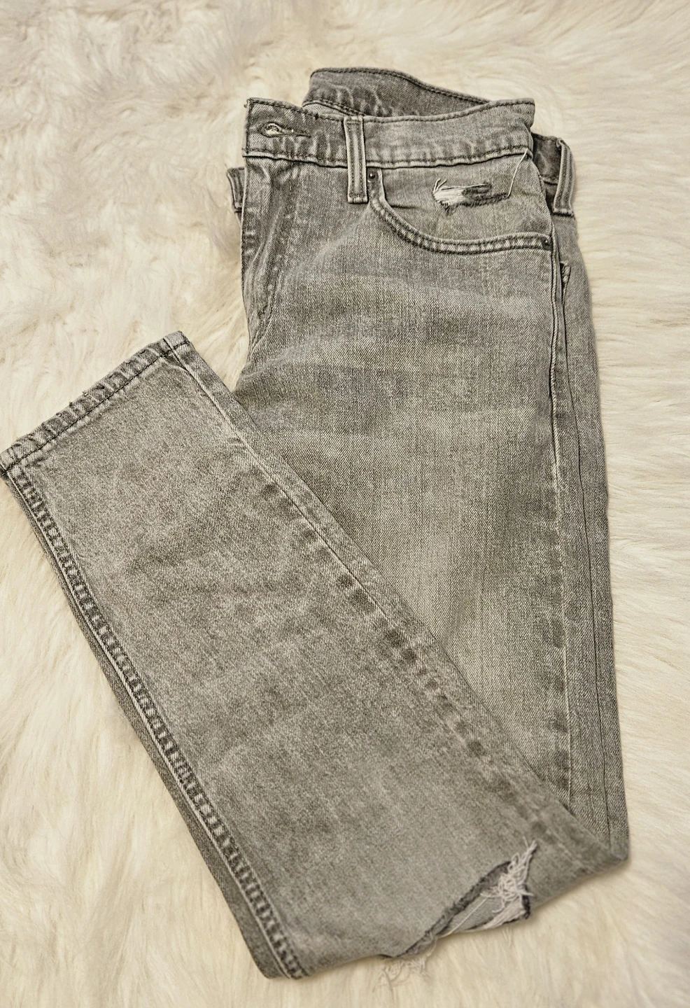 Levi's 512 Grey Jeans Size 30x30 - photo 2