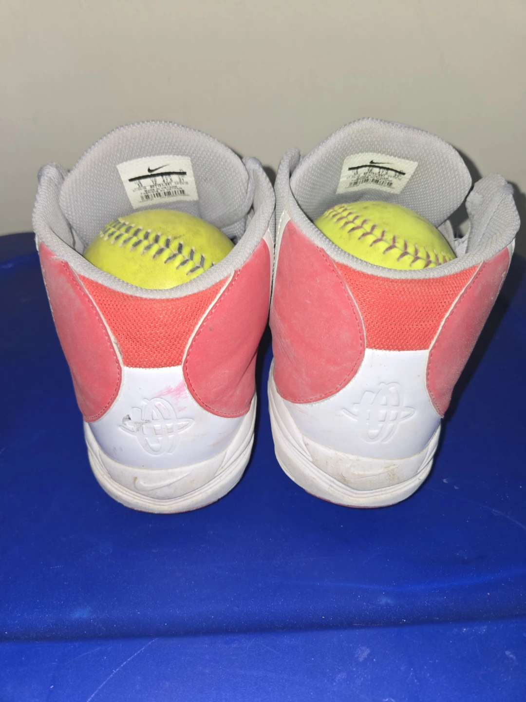 Nike BSBL Red/Grey Baseball Cleats - US 13 - photo 2