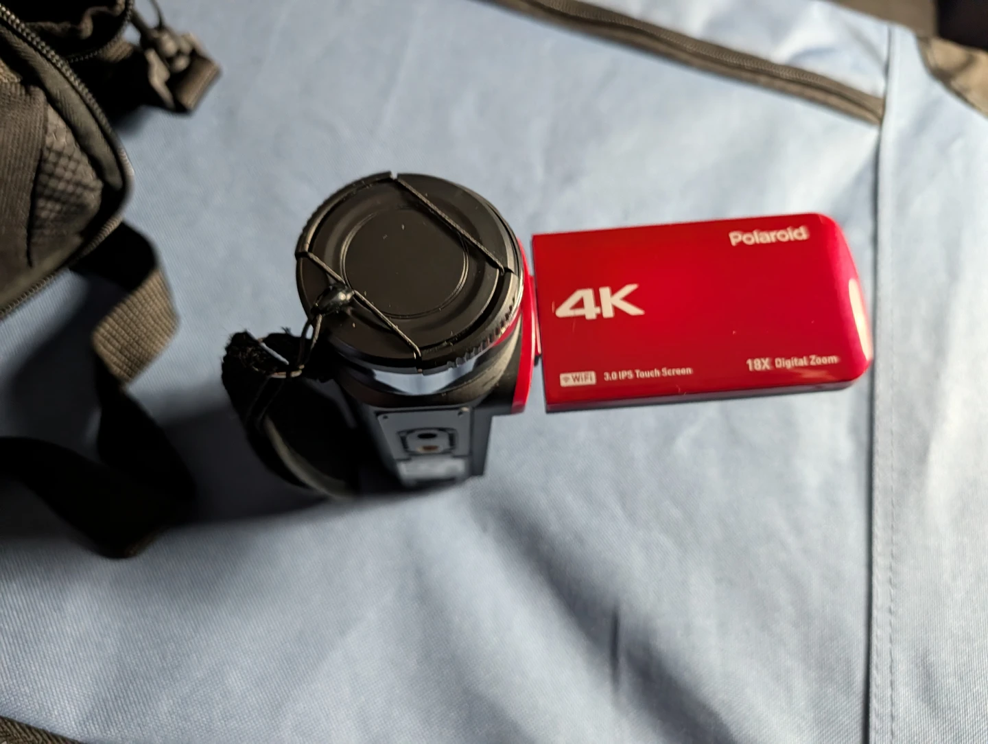 Polaroid 4K Camcorder with 18x Digital Zoom and Carrying Case - photo 2