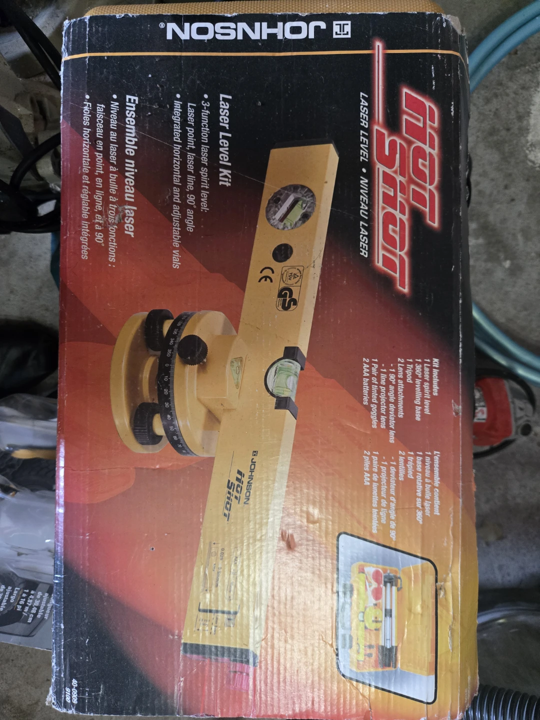 Johnson Hot Shot Laser Level Kit