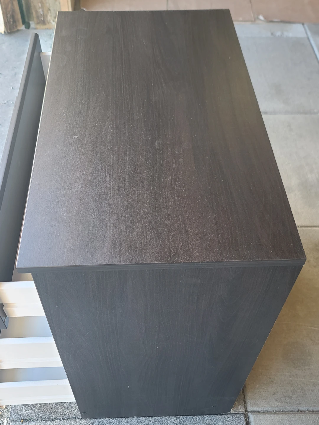 Dark Brown 3-Drawer Dresser - photo 3