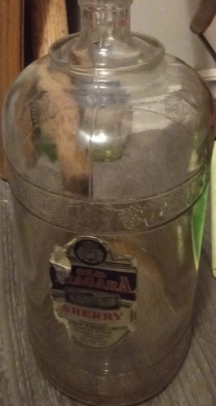 Old Niagara Sherry Demijohn Bottle