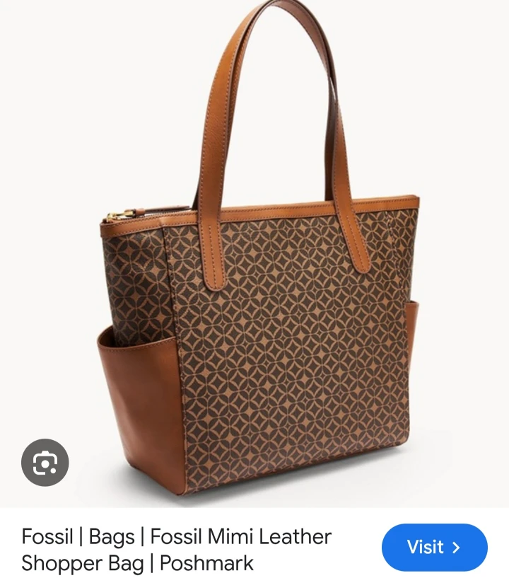 Fossil Mimi Leather Shopper Bag - photo 4