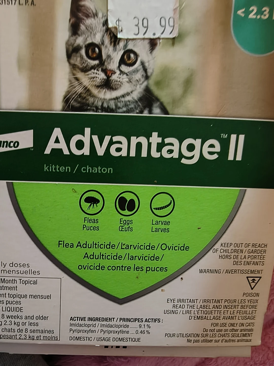 Elanco Advantage II Kitten Flea Treatment