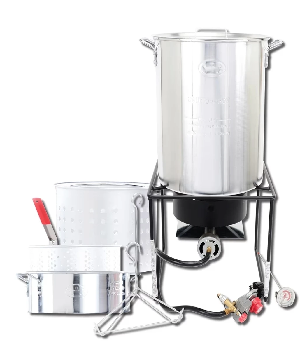 HEATAK 30QT Boil Steam Fryer Cooker with Burner