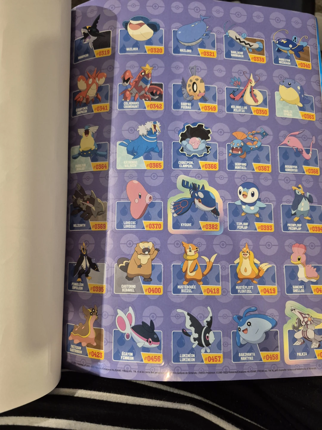 Pokemon My Water-Type Team Sticker Poster Book - photo 5