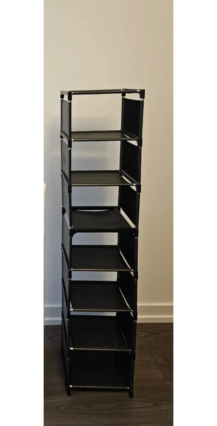 8-Tier Shoe Rack (Black)