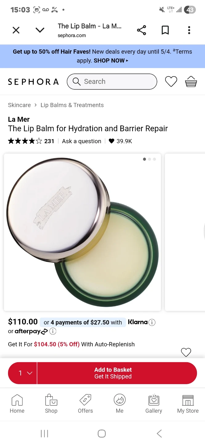 La Mer The Lip Balm 0.32 oz / 9 g - photo 4