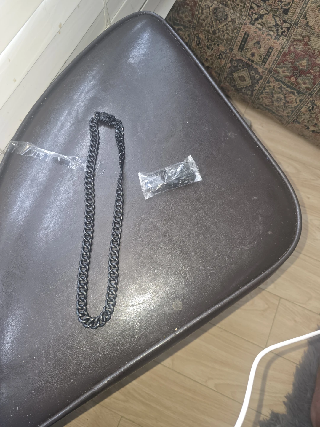 Black Chain Necklace and Bracelet Set - photo 2