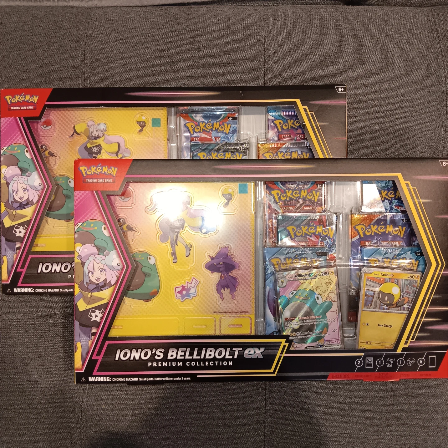 3 Pokémon Iono's Bellibolt EX Premium Collection