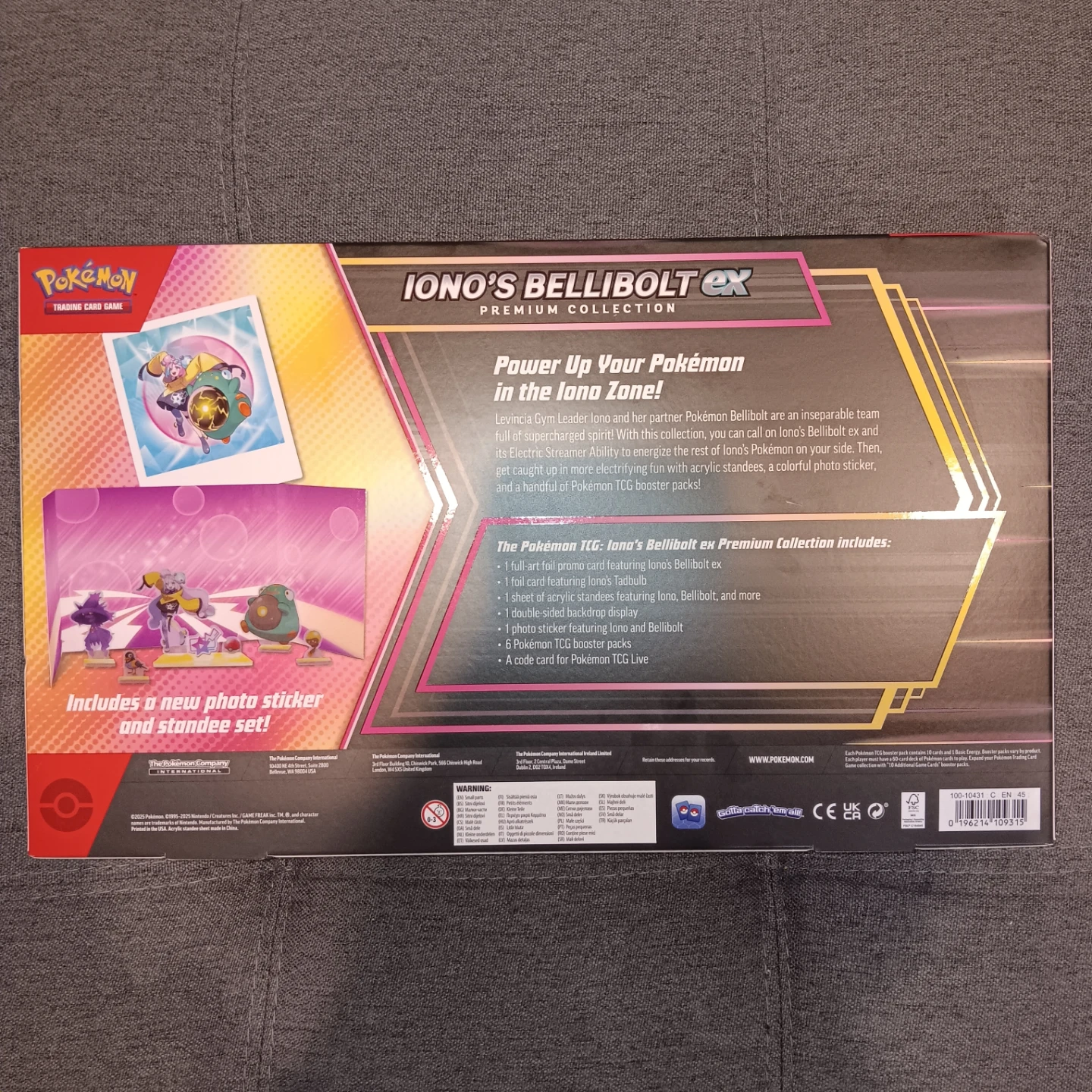 3 Pokémon Iono's Bellibolt EX Premium Collection - photo 4