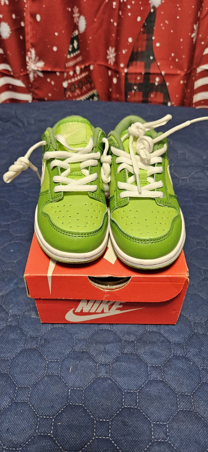 Nike Dunk Low Toddler Green/White Sneakers