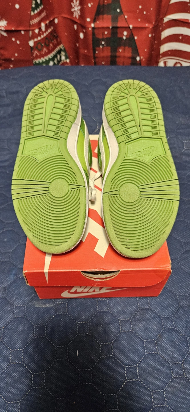 Nike Dunk Low Toddler Green/White Sneakers - photo 2