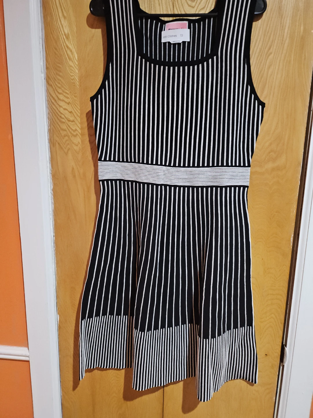 Kate Spade New York Striped Knit Fit and Flare Dress