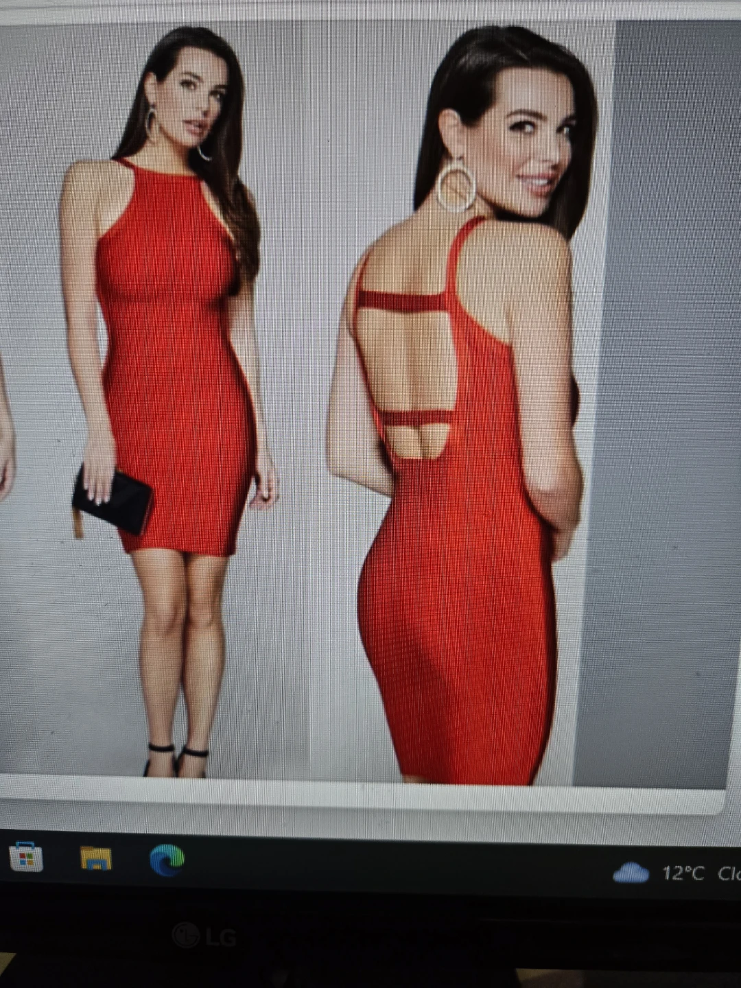 MARCIANO Escape Bandage Dress - Red - XS/TP - photo 2