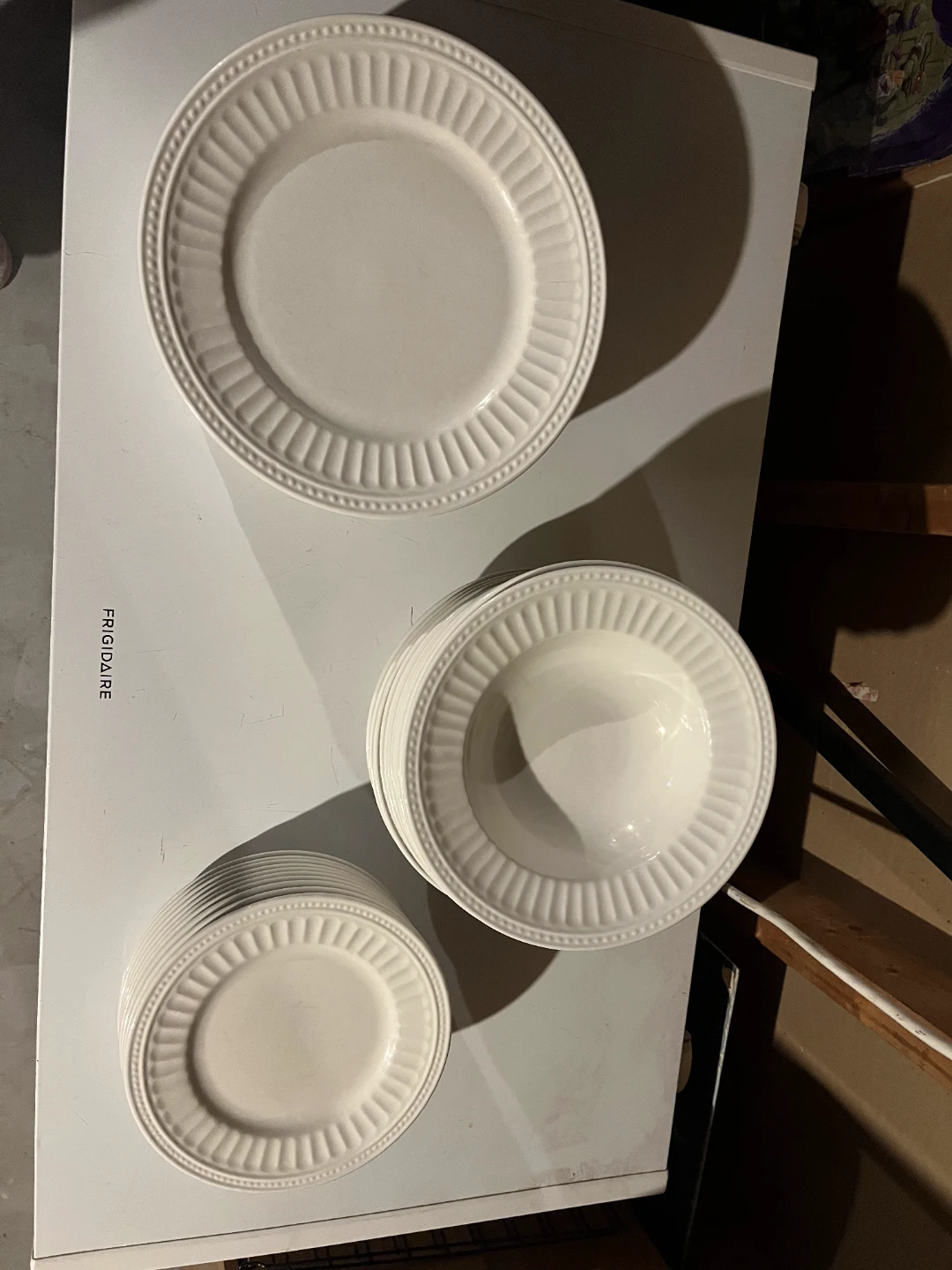 White Ceramic Dinnerware Set - photo 3
