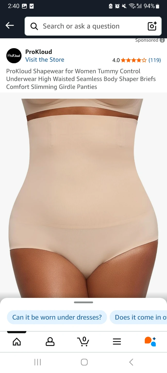 Women's Tummy Control High Waisted Seamless Body Shaper Briefs - photo 2