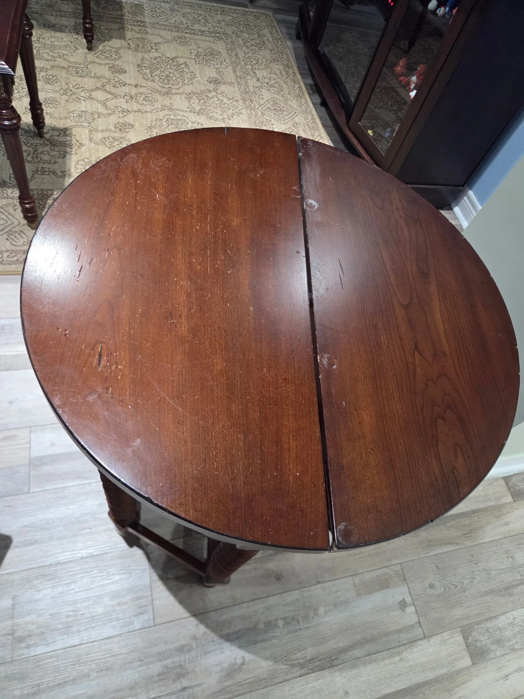 Wooden extendable wall table - photo 2