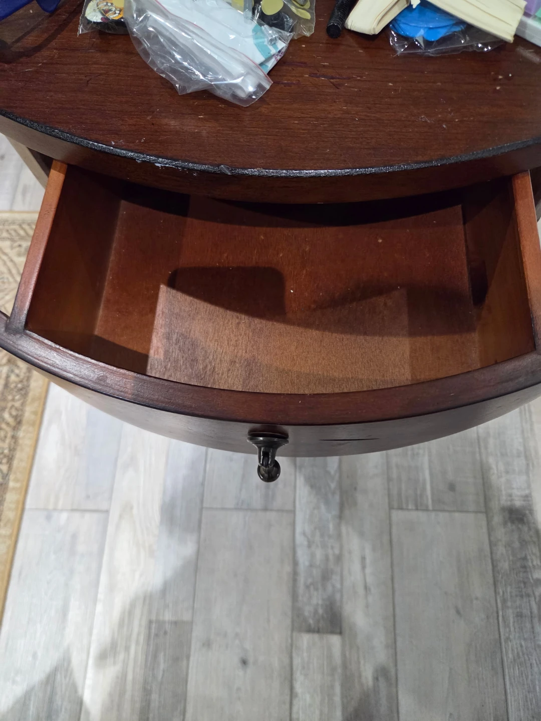 Wooden extendable wall table - photo 3