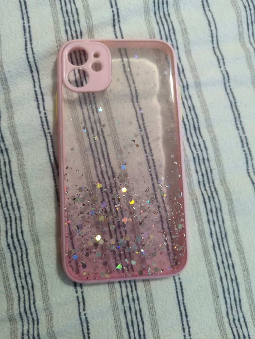 Pink Glitter Star Phone Case for iPhone 11 - photo 2