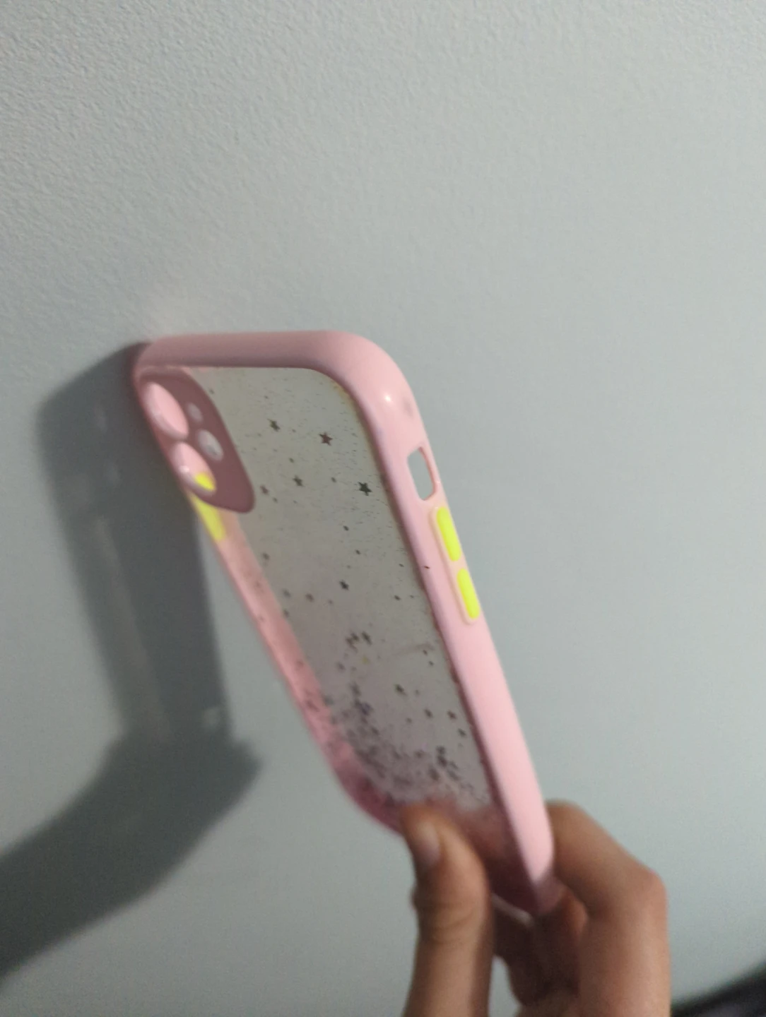 Pink Glitter Star Phone Case for iPhone 11 - photo 3