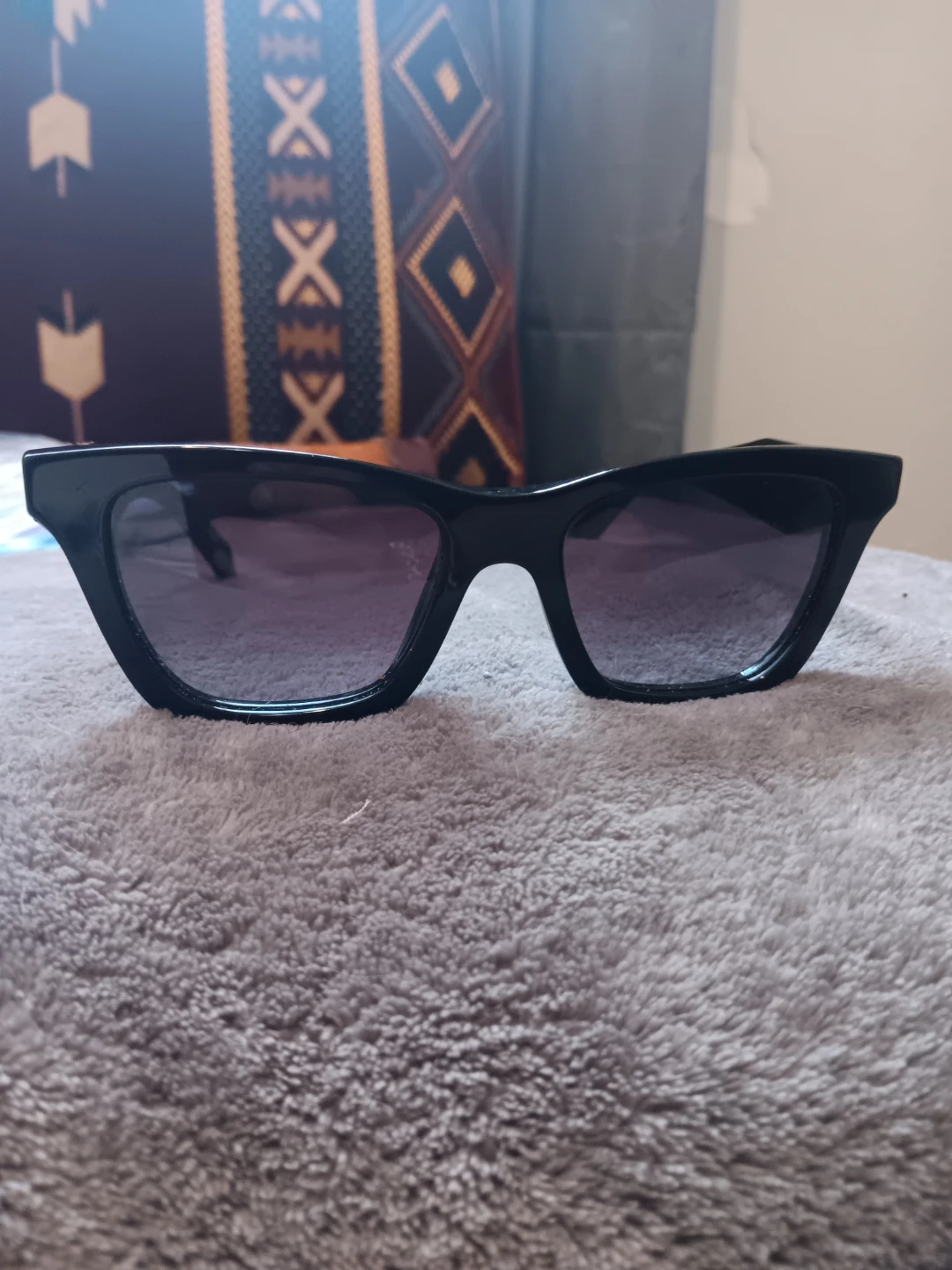 Prada Black Acetate Sunglasses