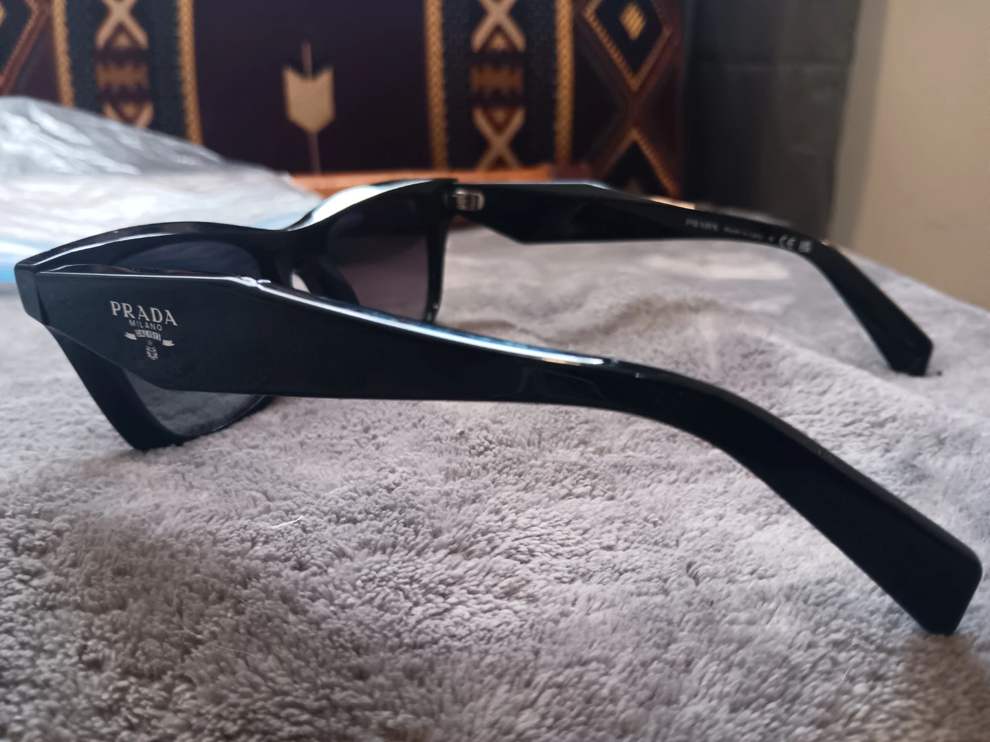 Prada Black Acetate Sunglasses - photo 2