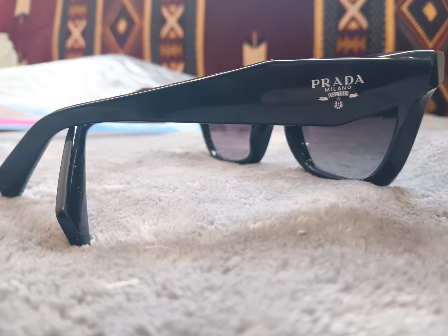 Prada Black Acetate Sunglasses - photo 3