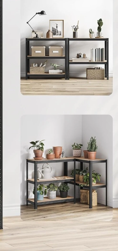 SONGMICS  2-  Steel Rack, 35 L×36 H ×16 W, Metal Rack - photo 4