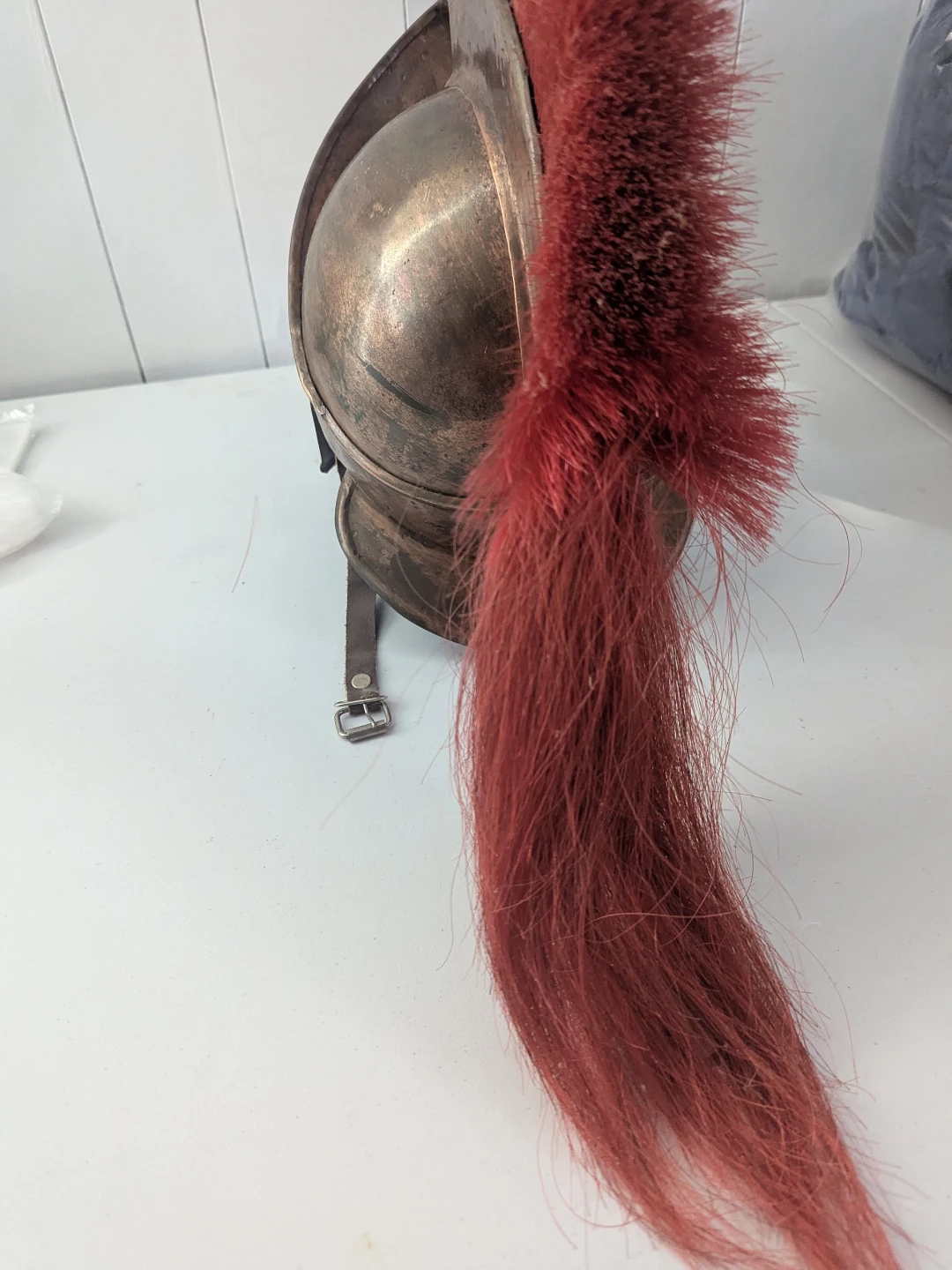Spartan Helmet with Red Plume